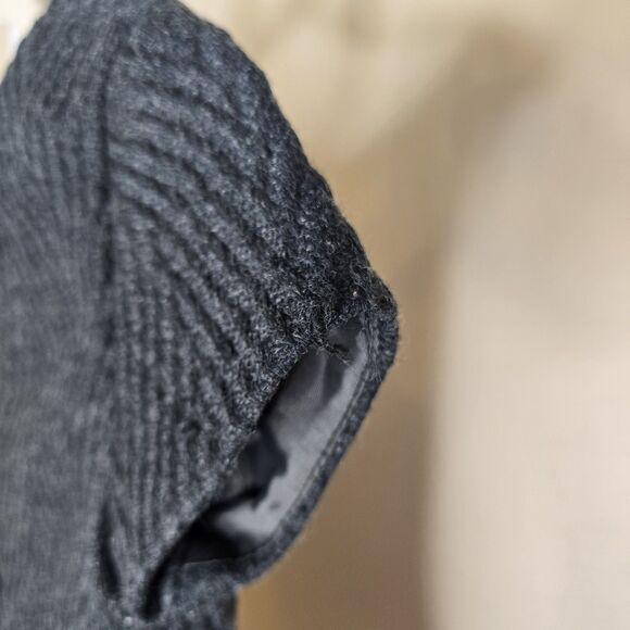 Isabel Garreton Girl's 4 Gray Pink Wool Blend Short Sleeve Knee Length Dress - Picture 10 of 14